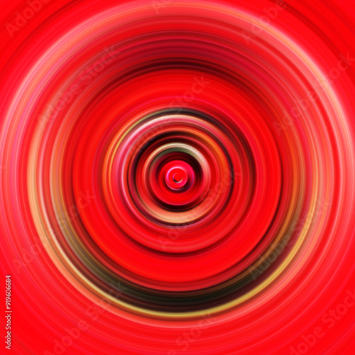 Colorful radial motion effect. Abstract rounded background. Color curves and sphere.