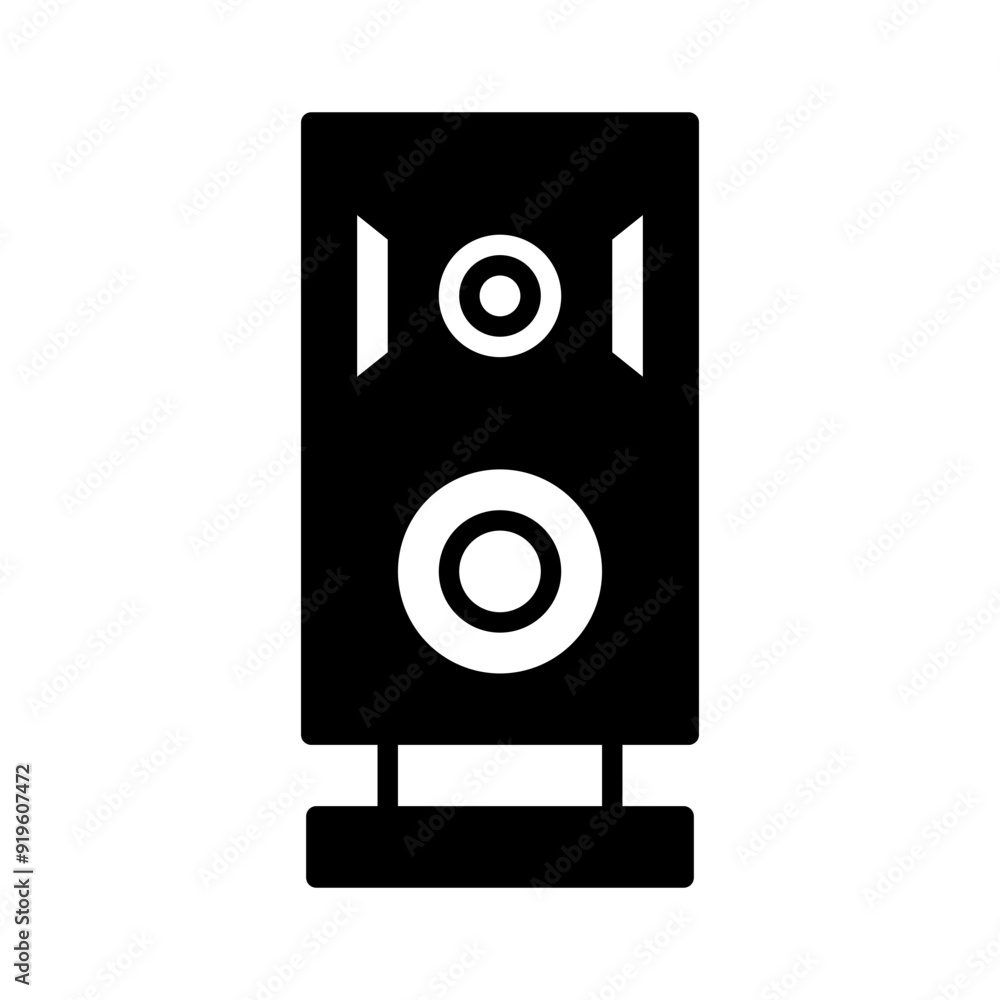 Speaker Solid Black Speaker Solid Black