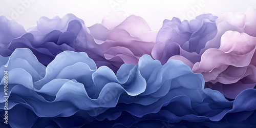 Soft Purple & Blue Waves Abstract Background Wallpaper

 photo