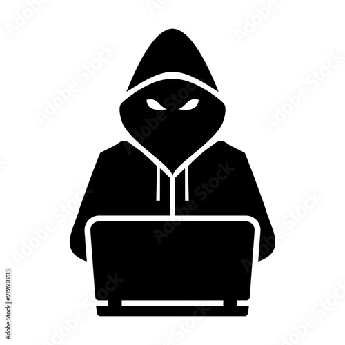 Hooded Computer Hacker
