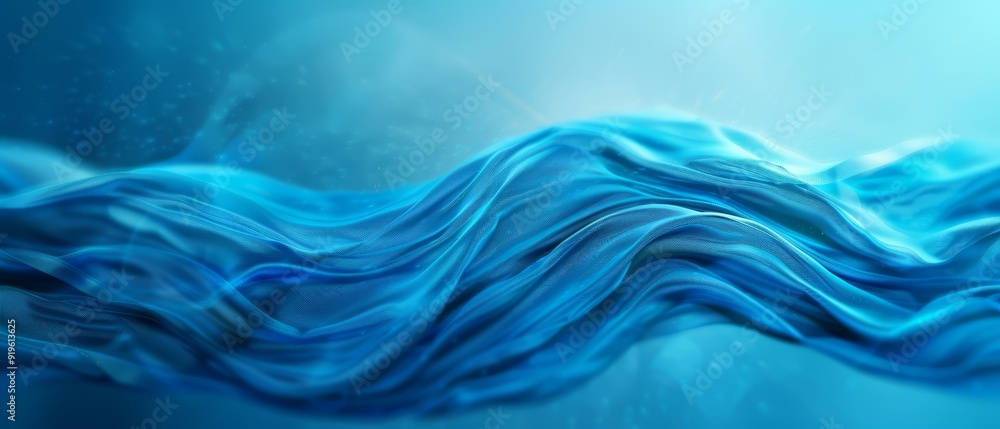 1 A blue wave painting shimmers with sunlight filtering through clouds above.2 In this artwork, a 1 A blue wave painting shimmers with sunlight filtering through clouds above.2 In this artwork, a