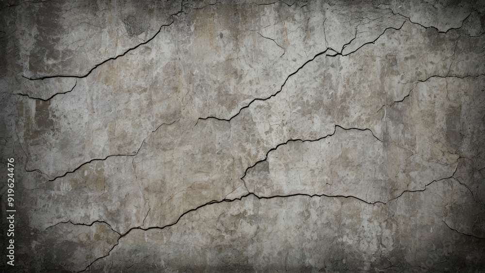 Obraz premium Time-worn Plastered Surface Visuals