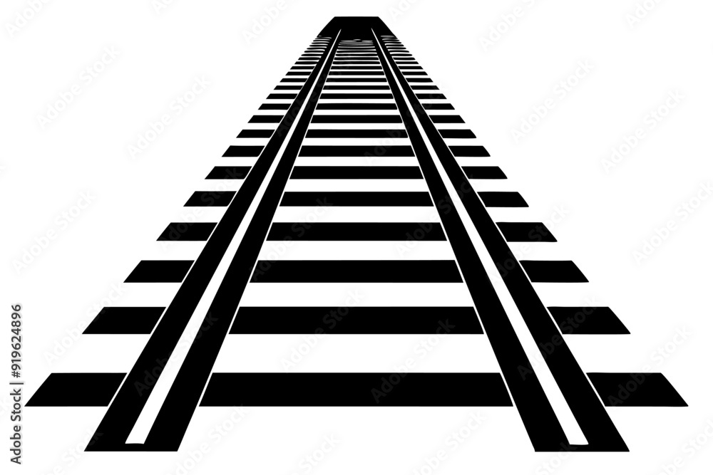 Parallel Train Tracks Vector Illustration on White Background Clipart And Line Art Design, Vector of parallel train tracks on white background, ideal for clipart, line art, and design use
Parallel Train Tracks Vector Illustration on White Background Clipart And Line Art Design, Vector of parallel train tracks on white background, ideal for clipart, line art, and design use
