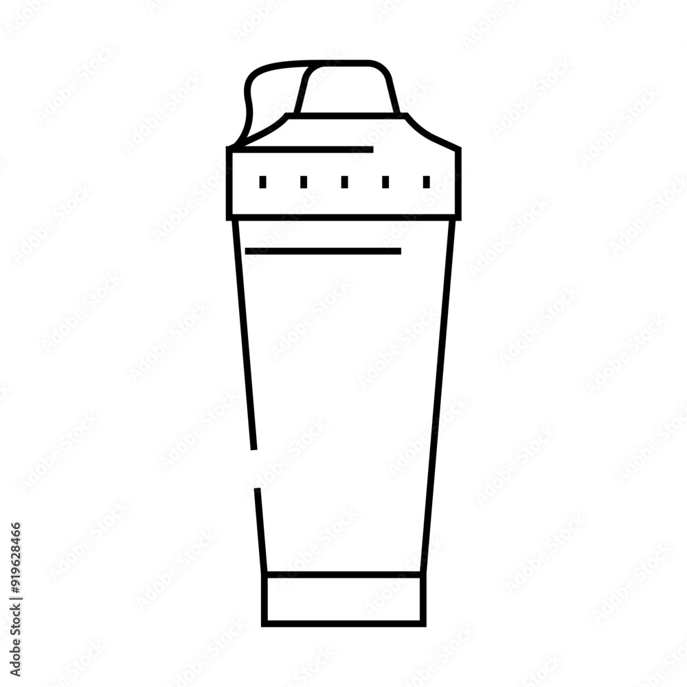 shaker smoothie drink line icon vector. shaker smoothie drink sign. isolated contour symbol black illustration shaker smoothie drink line icon vector. shaker smoothie drink sign. isolated contour symbol black illustration