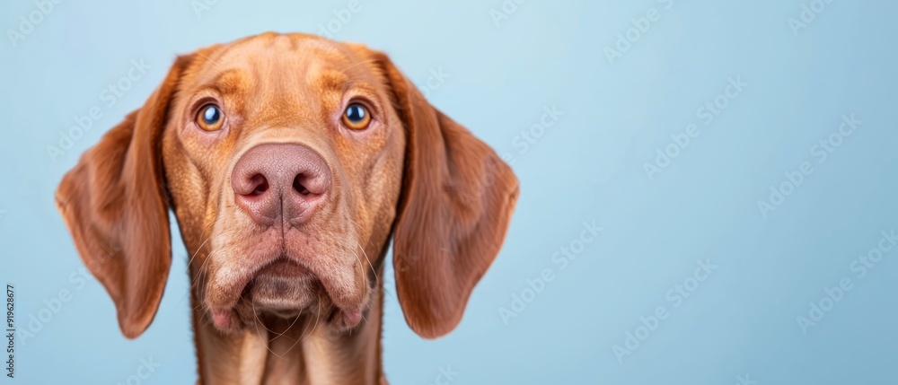 A tight shot of a dog's expressive eyes gazing intently at the camera A tight shot of a dog's expressive eyes gazing intently at the camera