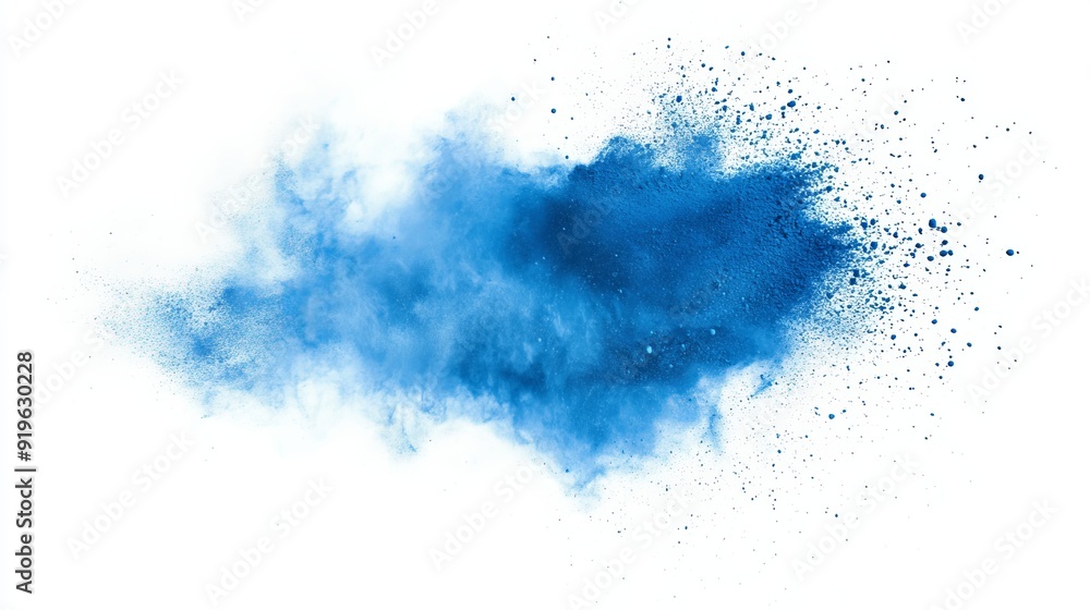 Blue Powder Explosion Blue Powder Explosion