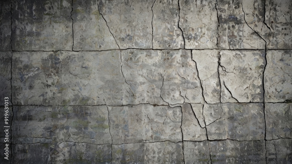 Obraz premium High-Resolution Concrete Crack Wallpaper