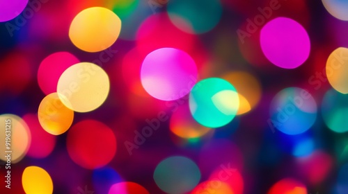 Colorful Bokeh Background