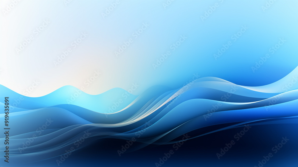 Fototapeta premium blue digital technology business background.