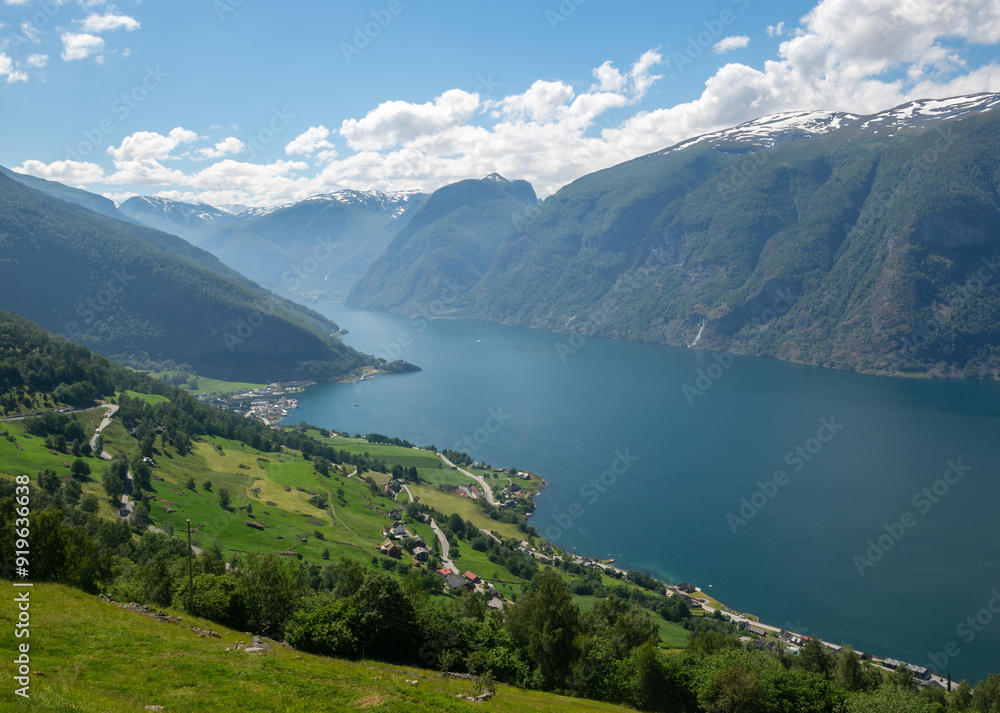 Norway Nature Fjord Sognefjord.Norway landscape. Norway Nature Fjord Sognefjord.Norway landscape.