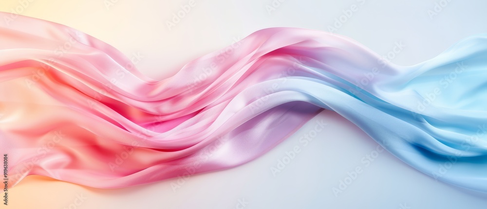 A blue, pink, and yellow background with a wavy design on the left side, repeating on the right A blue, pink, and yellow background with a wavy design on the left side, repeating on the right