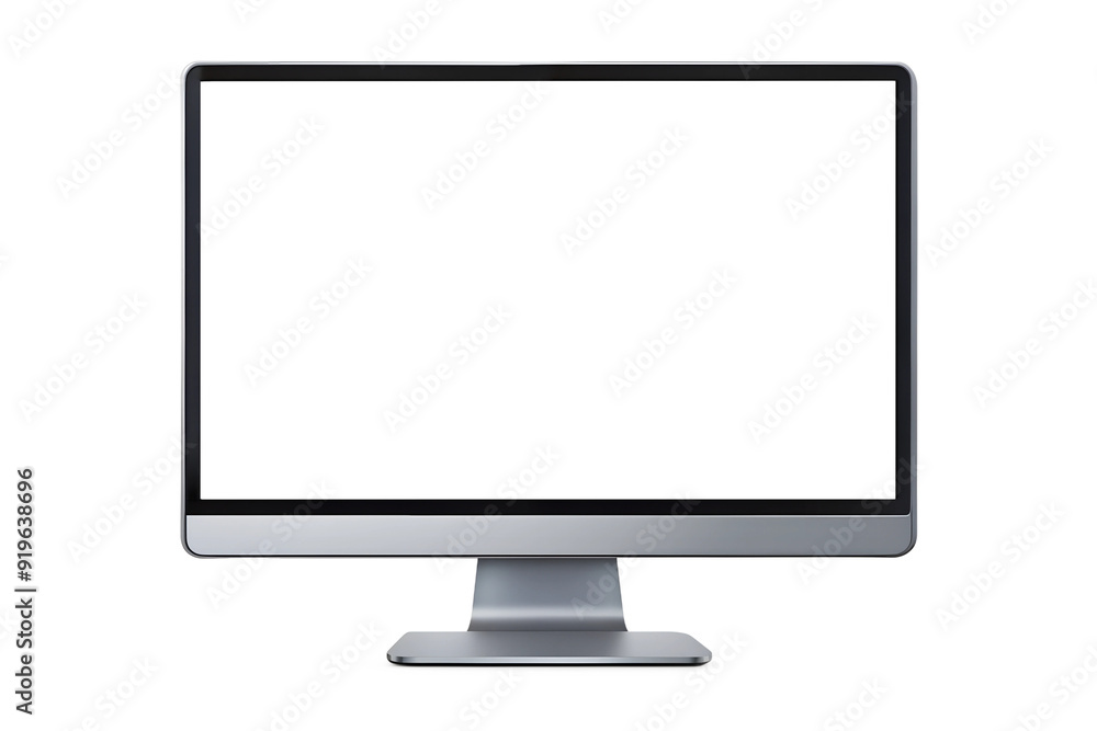 Monitor with transparent screen, mockup Monitor with transparent screen, mockup