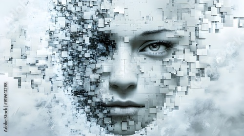 Digital Identity - Abstract Portrait.