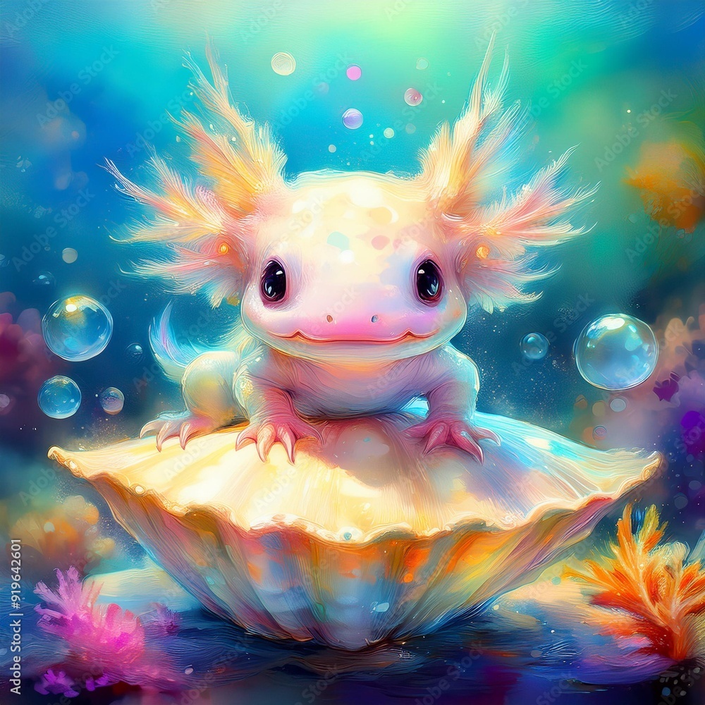 Cute Vivid Axolotl Cute Vivid Axolotl
