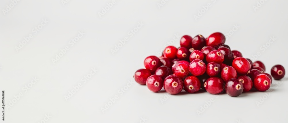 A pristine stack of pomegranates on a white surface against a clean white background A pristine stack of pomegranates on a white surface against a clean white background