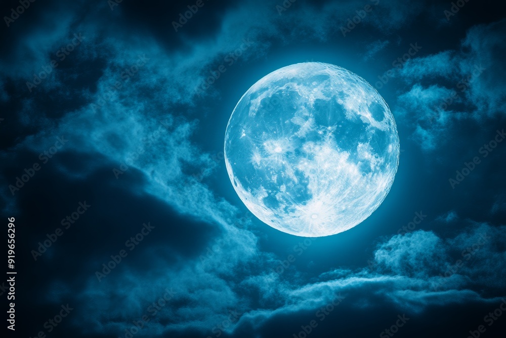 blue moon and clouds blue moon and clouds