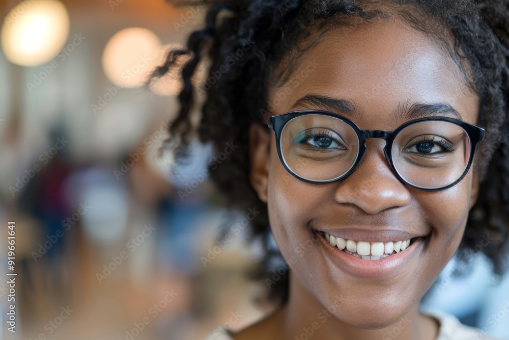 Smiling portrait of a female student Smiling portrait of a female student