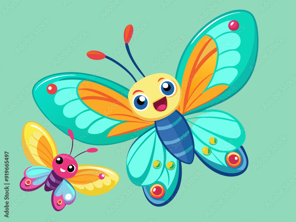 Cute butterflies. Cartoon butterfly, color summer moths in flight. Beautiful exotic tropical insects with wings. Flying butterflies Isolated vector set
Cute butterflies. Cartoon butterfly, color summer moths in flight. Beautiful exotic tropical insects with wings. Flying butterflies Isolated vector set