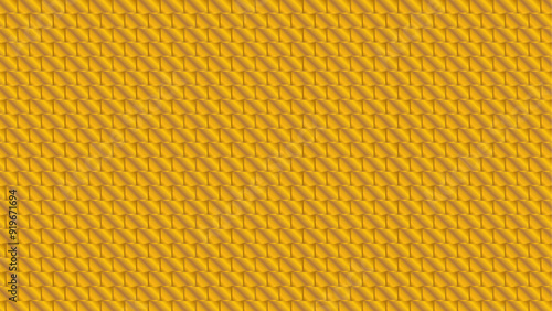 Golden, Brick Wall, Pattern, Vector