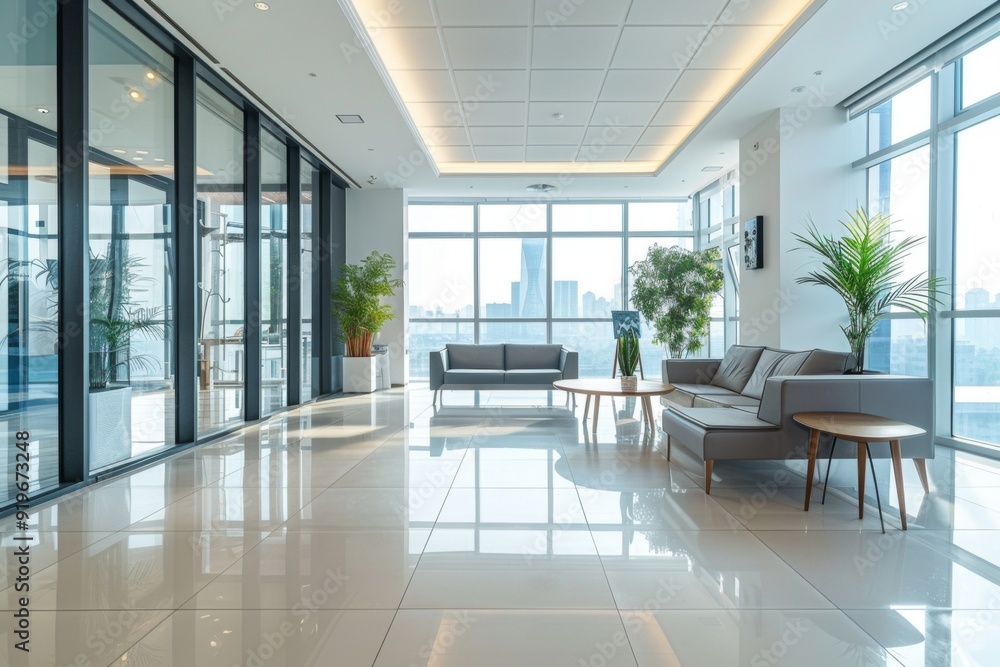 Fototapeta premium Interior of a empty modern business office