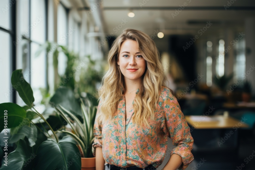 Portrait of a body positive female entrepreneur in office Portrait of a body positive female entrepreneur in office