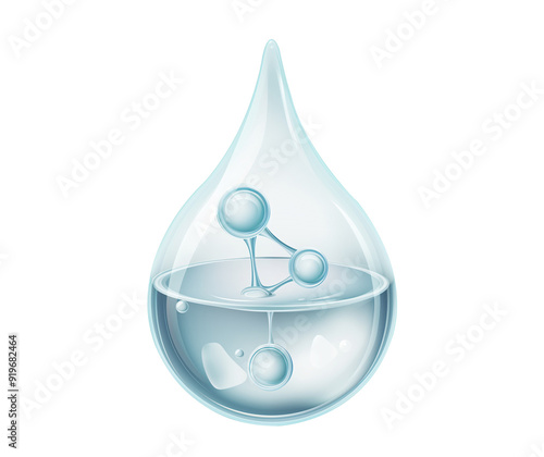 Water Drop photo Water, Molecular Structure, Drop, Molecule, Healthcare And Medicine