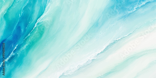 abstract soft blue and green abstract water color ocean wave texture background. Banner Graphic Resource as background for ocean wave and water wave abstract graphics 