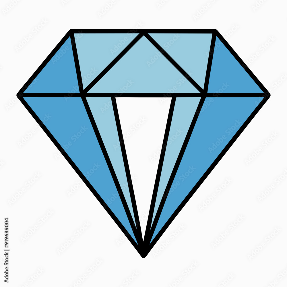 Diamond gemstone art vector illustration Diamond gemstone art vector illustration
