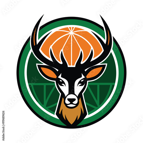 illustration of a milwaukee bucks logo