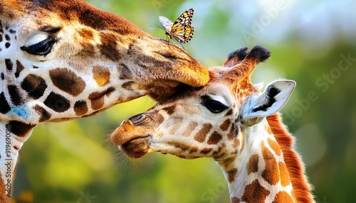 portrait of a giraffe