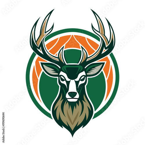 illustration of a milwaukee bucks logo