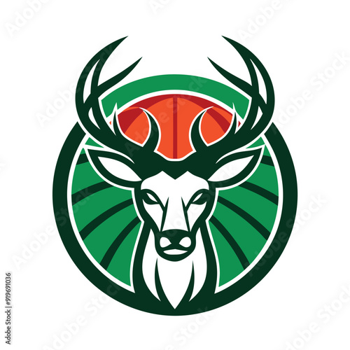 illustration of a milwaukee bucks logo