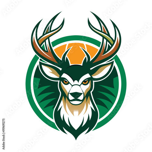illustration of a milwaukee bucks logo