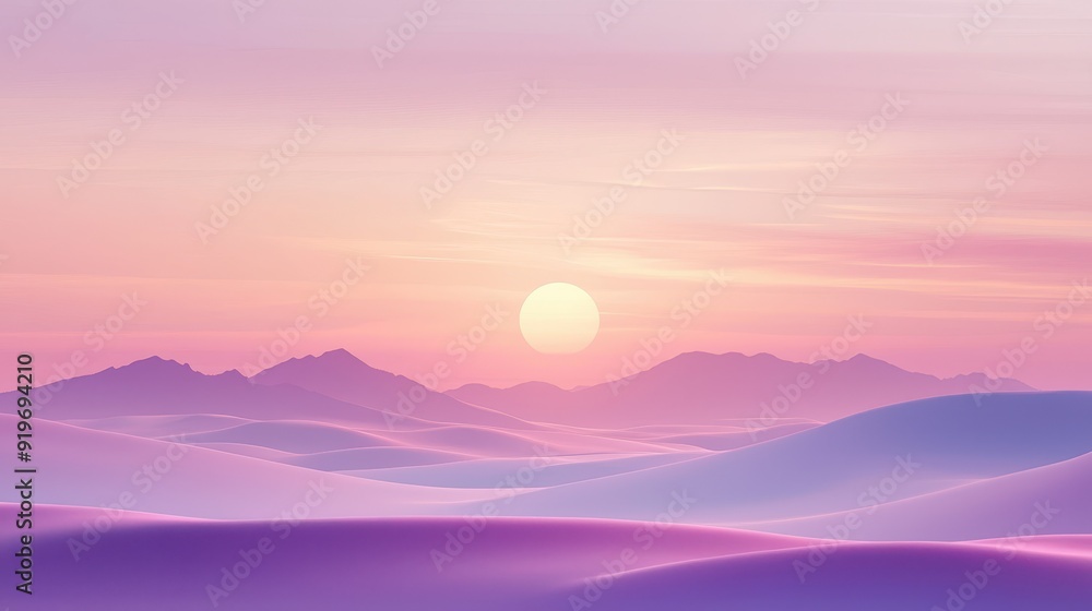 Beautiful gradient scene landscape Beautiful gradient scene landscape