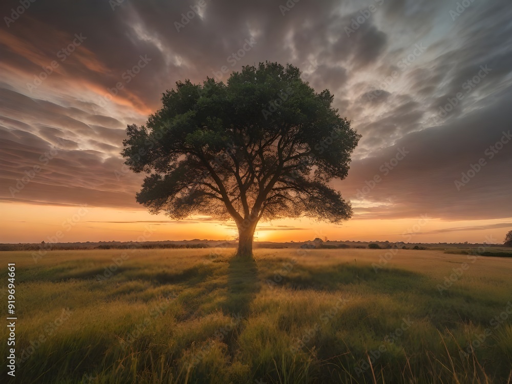 Fototapeta premium photo beautiful natural landscape wallpaper Generative AI