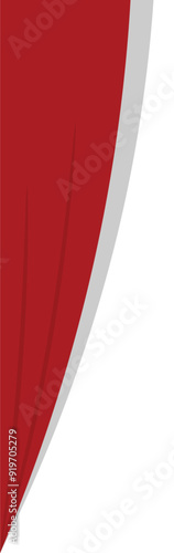 Free Download red and white curtain decoration, tirai, korden - GFXLoad