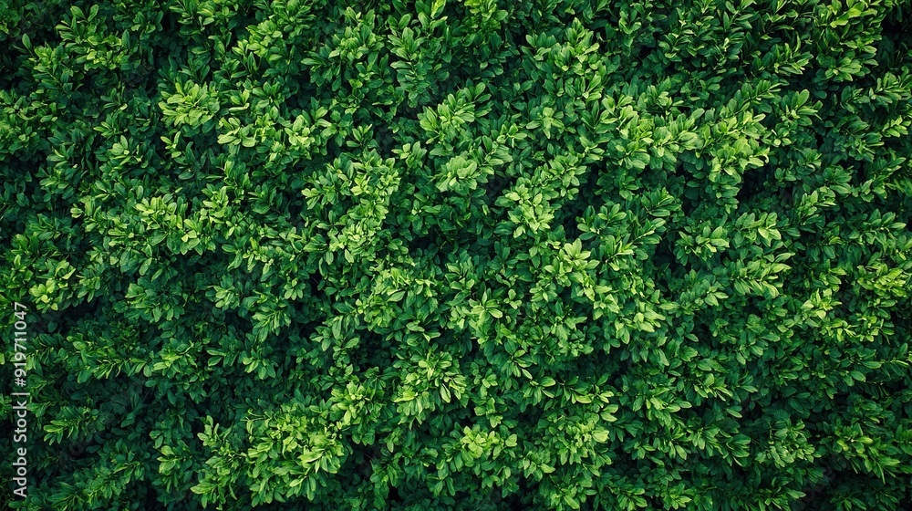 A dense green bush with vibrant leaves. A dense green bush with vibrant leaves.