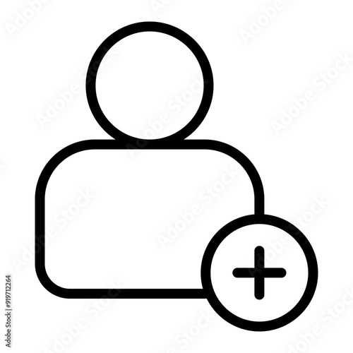 Following Vector Line Icon Design