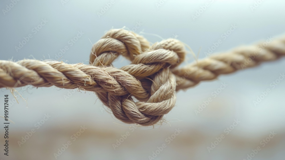 Close-up of a rope knot Close-up of a rope knot
