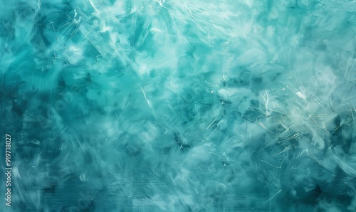 Wallpaper Mural Versatile simple turquoise light background for presentation Torontodigital.ca
