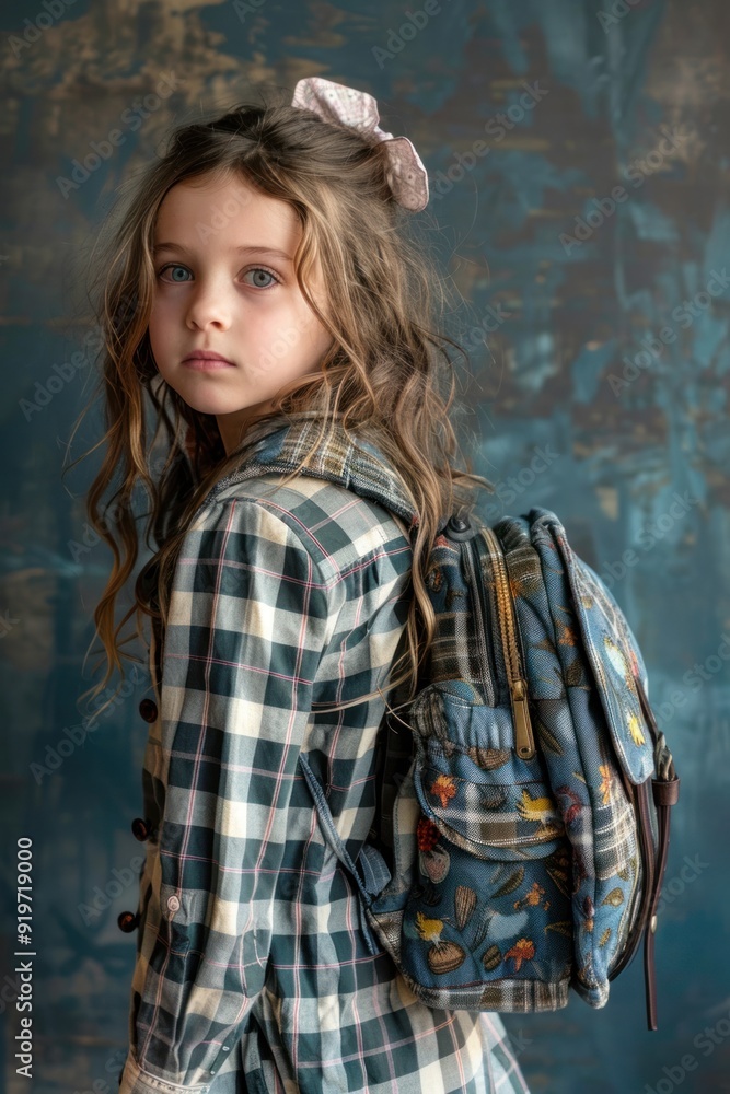 Back to School Photos - Children with Backpacks on First Day of School Back to School Photos - Children with Backpacks on First Day of School