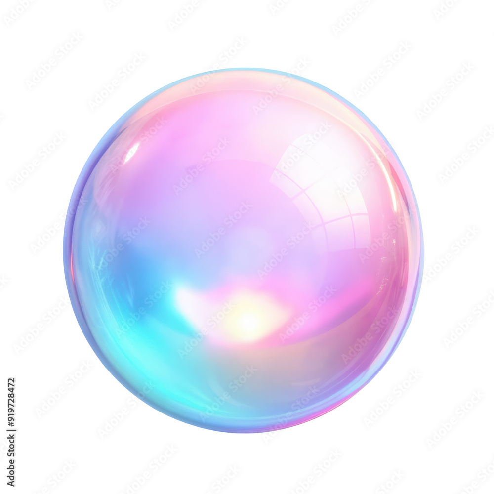 3D bubble with a holographic iridescent surface, showcasing a smooth and reflective design with vibrant colors. Isolated on transparent background, png. 3D bubble with a holographic iridescent surface, showcasing a smooth and reflective design with vibrant colors. Isolated on transparent background, png.