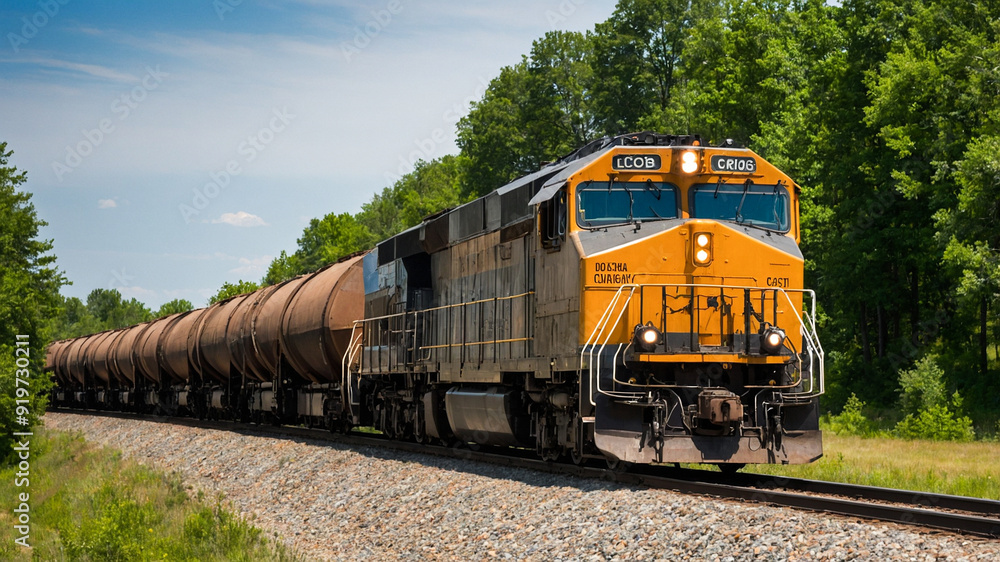 Cargo Train Freight Cargo Train Freight