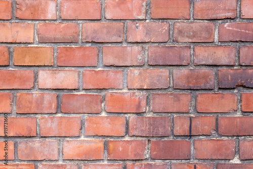 Obraz na płótnie Background of old brick wall pattern texture. w salonie