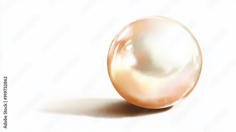 A beautiful, lustrous pearl resting on a smooth surface, showcasing its elegant shine and natural beauty. A beautiful, lustrous pearl resting on a smooth surface, showcasing its elegant shine and natural beauty.