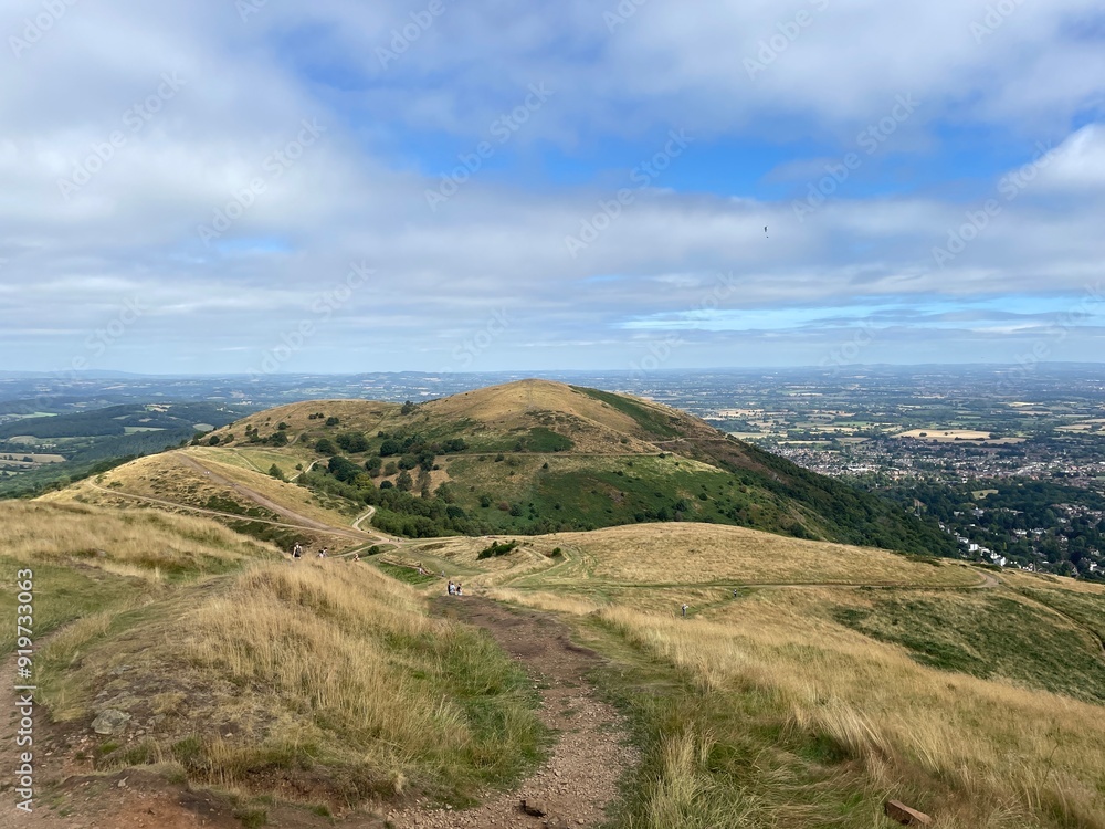 Fototapeta premium landscape with mountains and sky