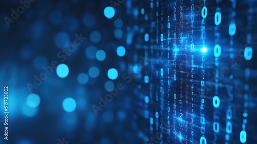 Wallpaper Mural Digital Code Abstract Background Torontodigital.ca