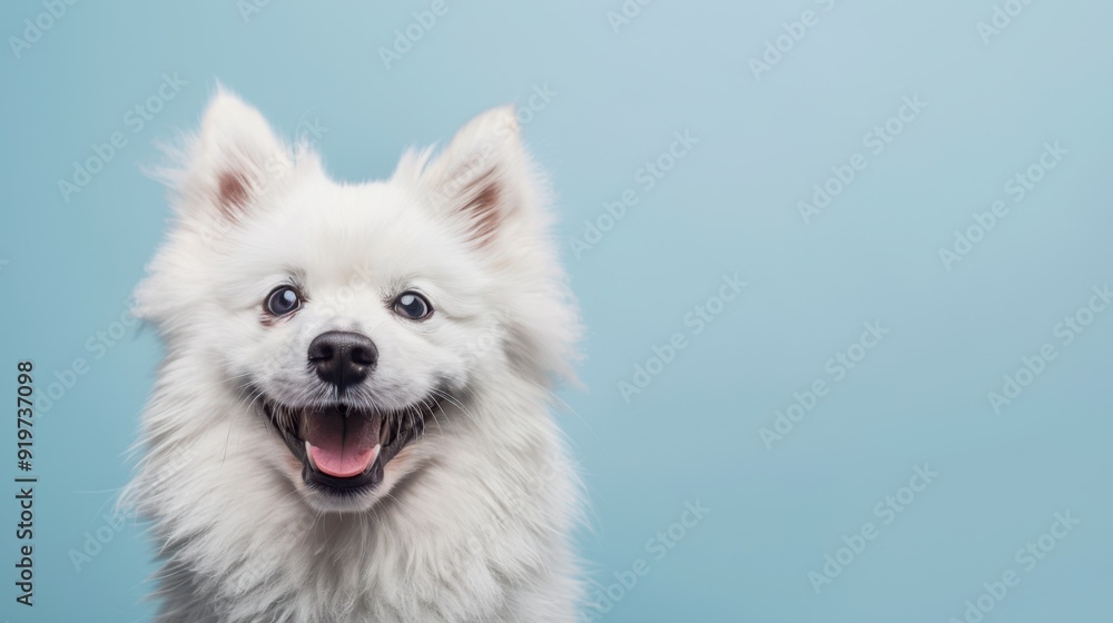 The fluffy white dog The fluffy white dog