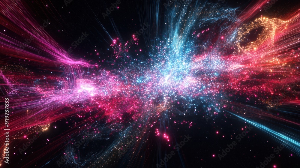 Abstract Cosmic Burst Abstract Cosmic Burst