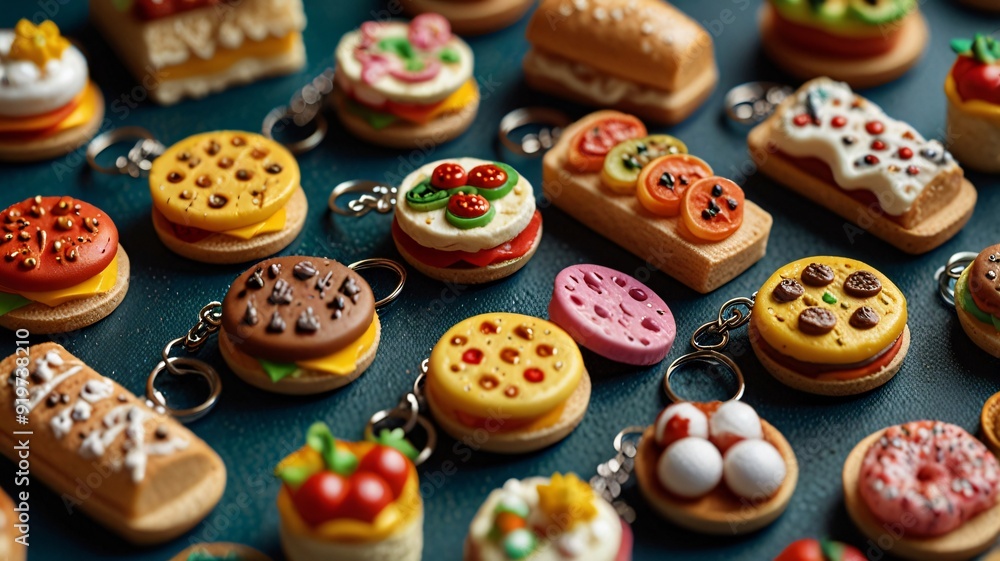 candies keychain , AI Generated.